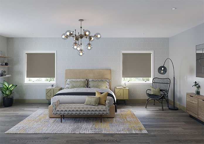 Trinity (Blackout), Mayan Brown - Roller Blind - Image 8